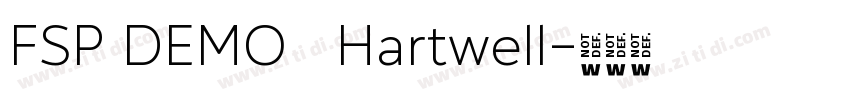 FSP DEMO   Hartwell字体转换